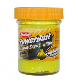 Berkley Powerbait Dough Natural Scent Garlic 50g yellow - Angelteige
