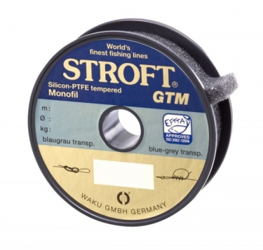 Stroft GTM Silicon-PTFE tempered Monofil 0,25mm 6,4kg grau - Monofile Schnur